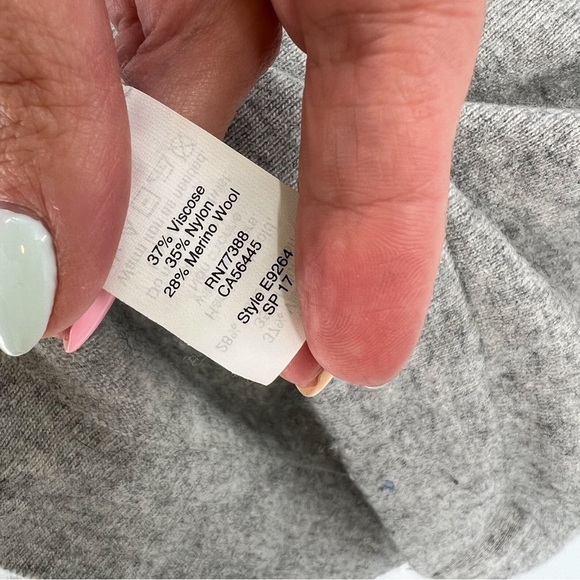 J Crew gray wool blend short sleeve sweater - Picture 4 of 4